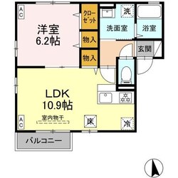 仮）D-room大沼町１丁目PJ　B棟の物件間取画像